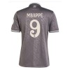 Camisola Real Madrid Mbappé 9 Homen Equipamento 3ª 24/25